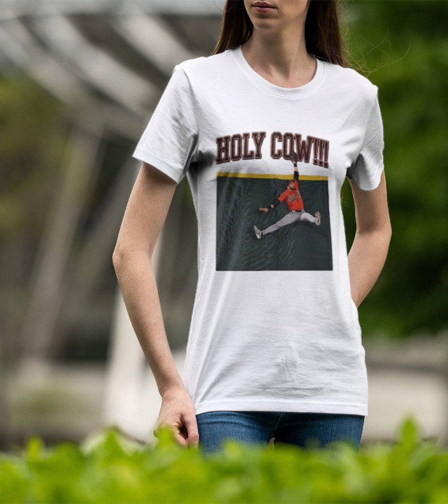 Holy Cow Colton Cowser Baltimore Orioles Catch 2026 T-Shirt