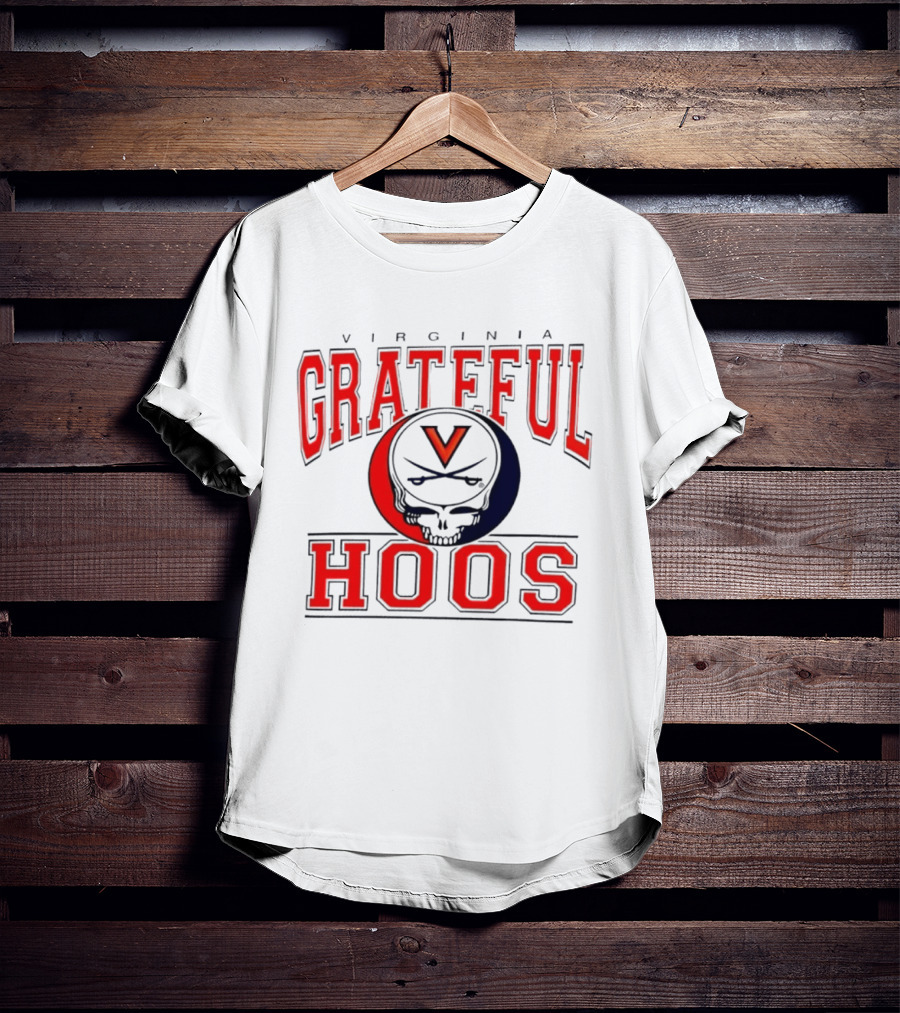 Virginia Grateful Hoos Logo UVA College Sports T-Shirt