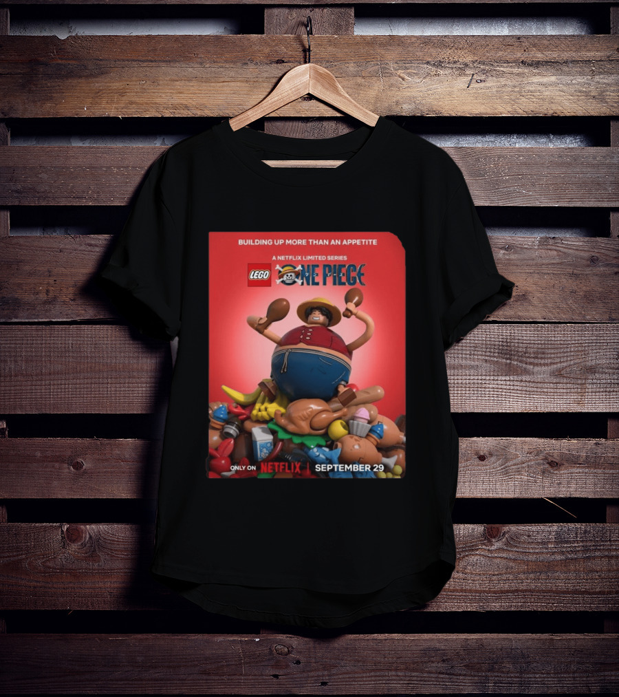 LEGO One Piece Building Up More Than An Appetite A Netflix Limited Series September 29 T-Shirt