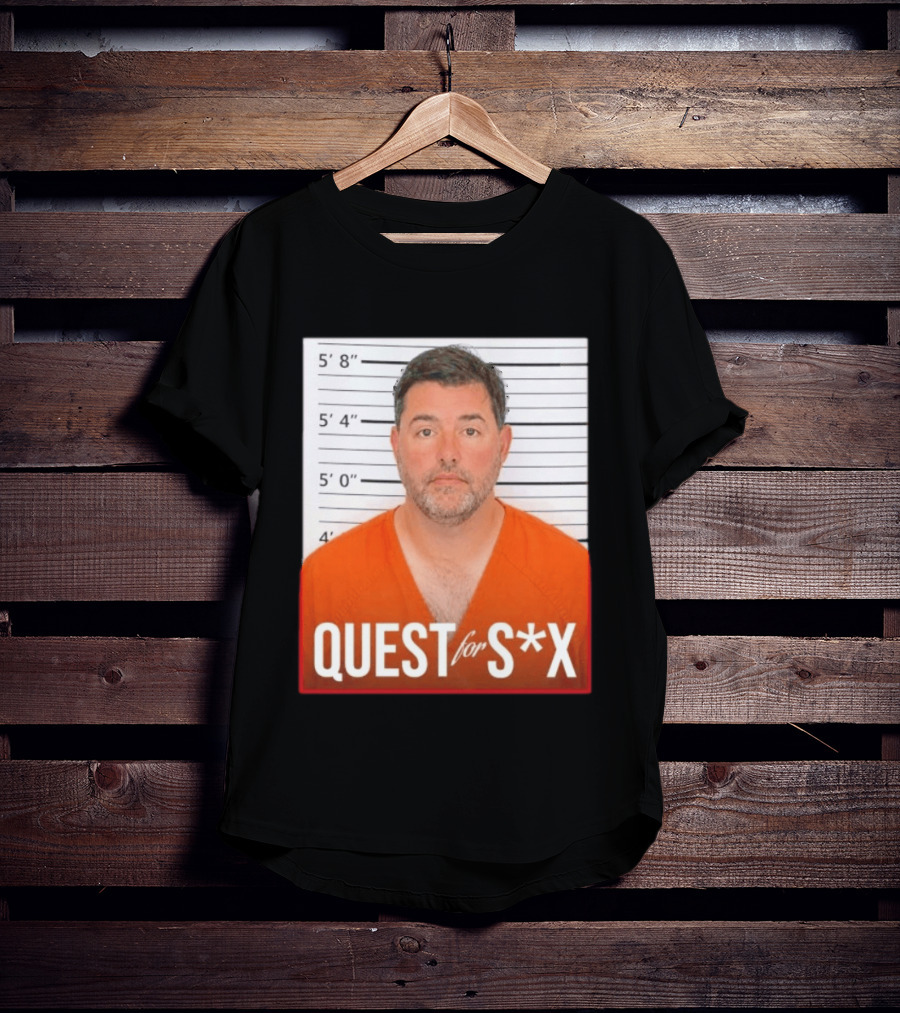 Quest For SX Shot Funny Prison Lineup T-Shirt