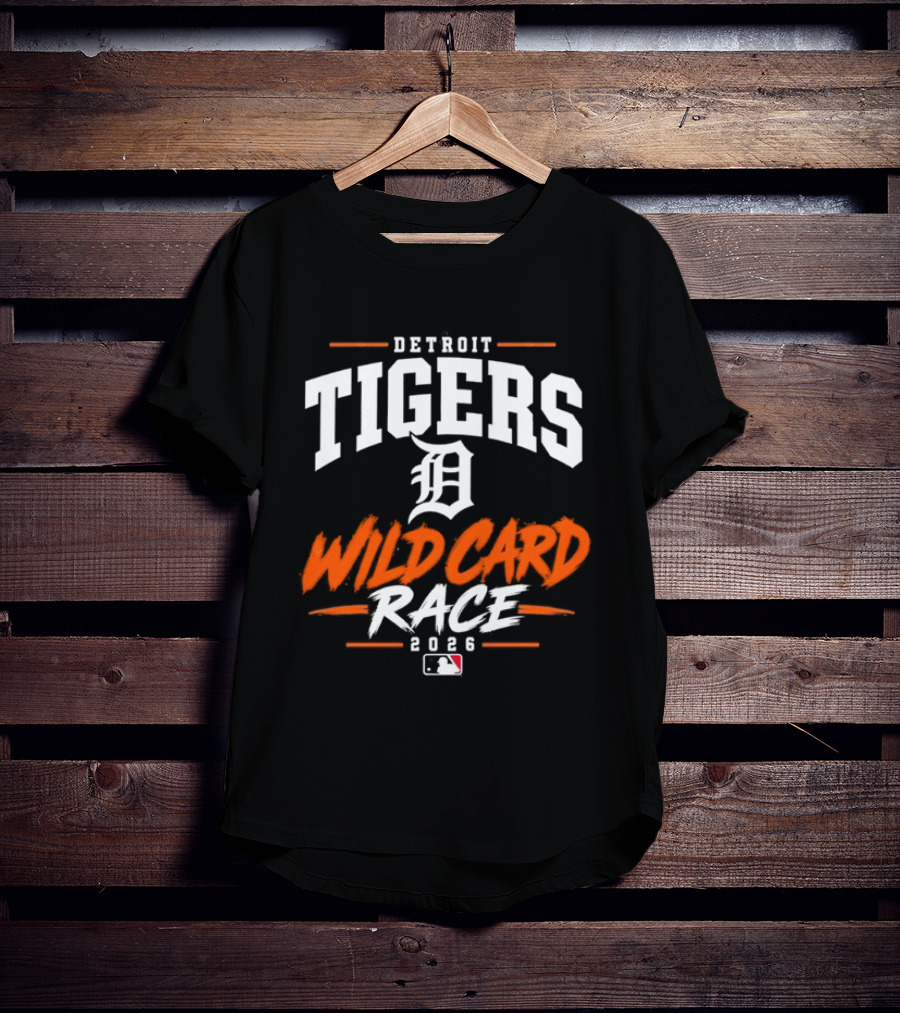 Detroit Tigers Wild Card Race 2026 MLB T-Shirt