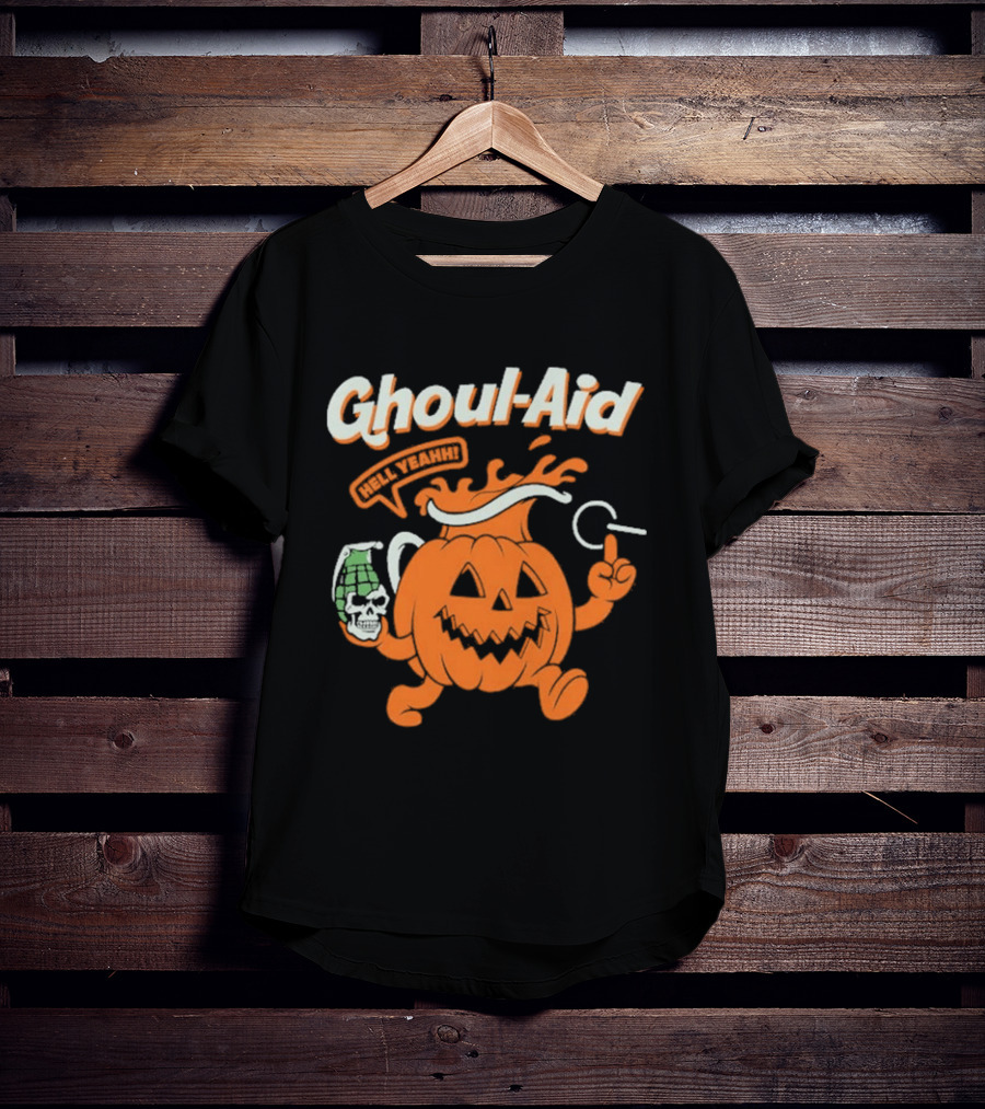 Ghoul Aid Oh Yeah Halloween Pumpkin T-Shirt