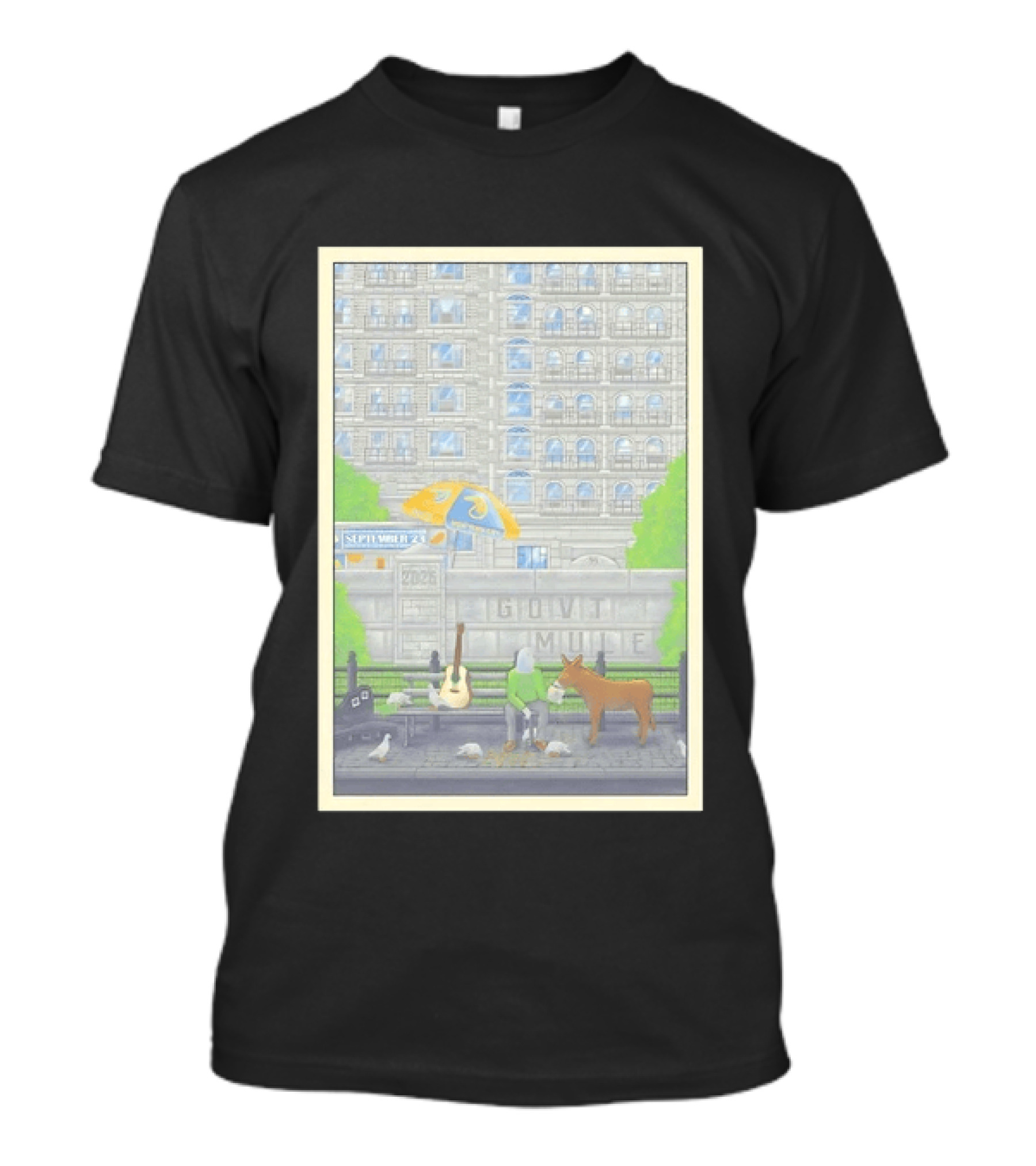 Govt Mule September 23 2026 New York City Concert Street Scene T-Shirt