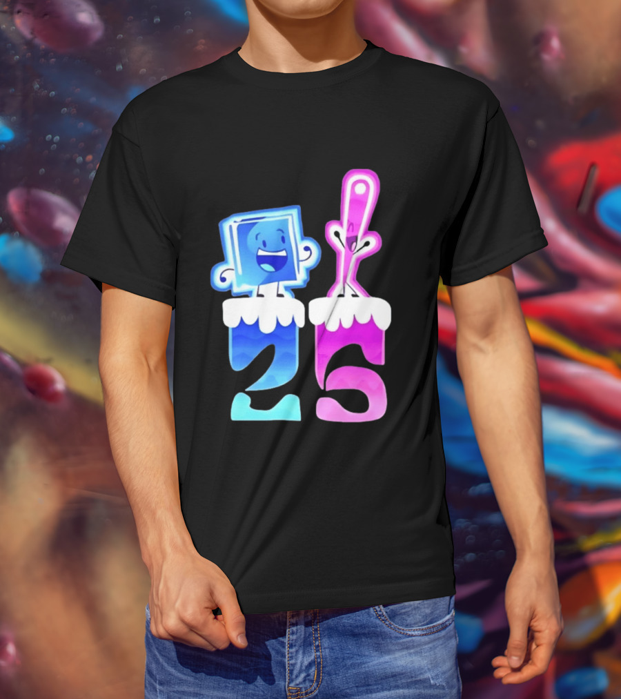 Ice Cube And Needle Battle For Dream Island 25 T-Shirt