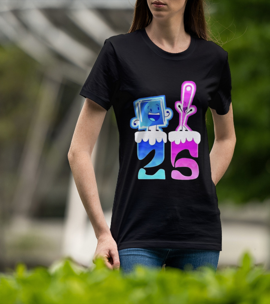 Ice Cube And Needle Battle For Dream Island 25 T-Shirt