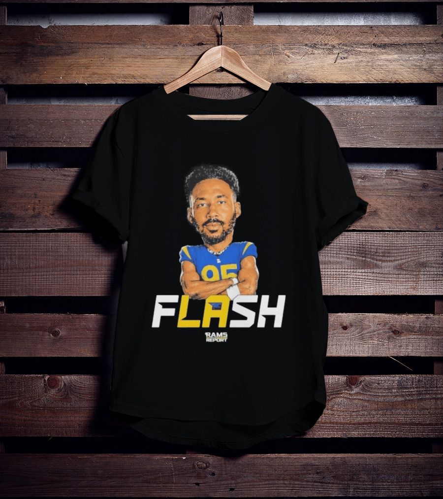 Flash Rams Report Jackson Durham LA Los Angeles Rams T-Shirt