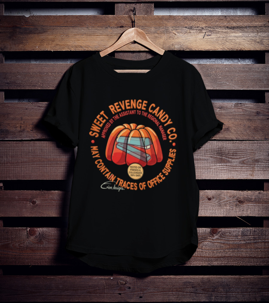 Sweet Revenge Candy Co May Contain Traces Of Office T-Shirt