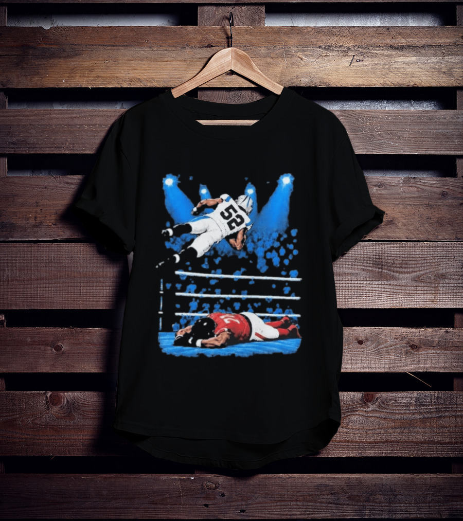 Trevis Gipson 52 Elbow Drop Carolina Vs Atlanta 2026 Football Action T-Shirt