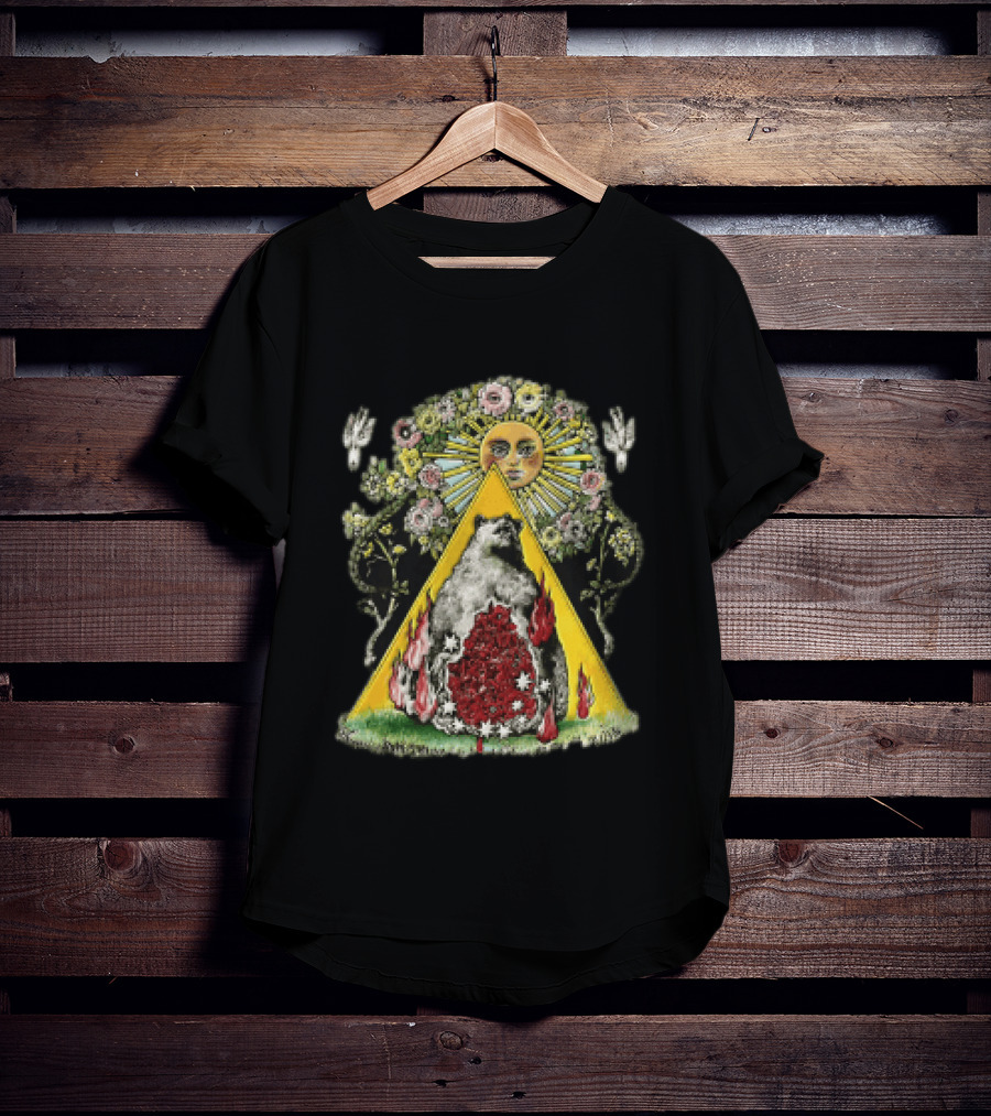 Midsommar Bear Floral Sun A24 Film Symbolism For Fans Movie T-Shirt