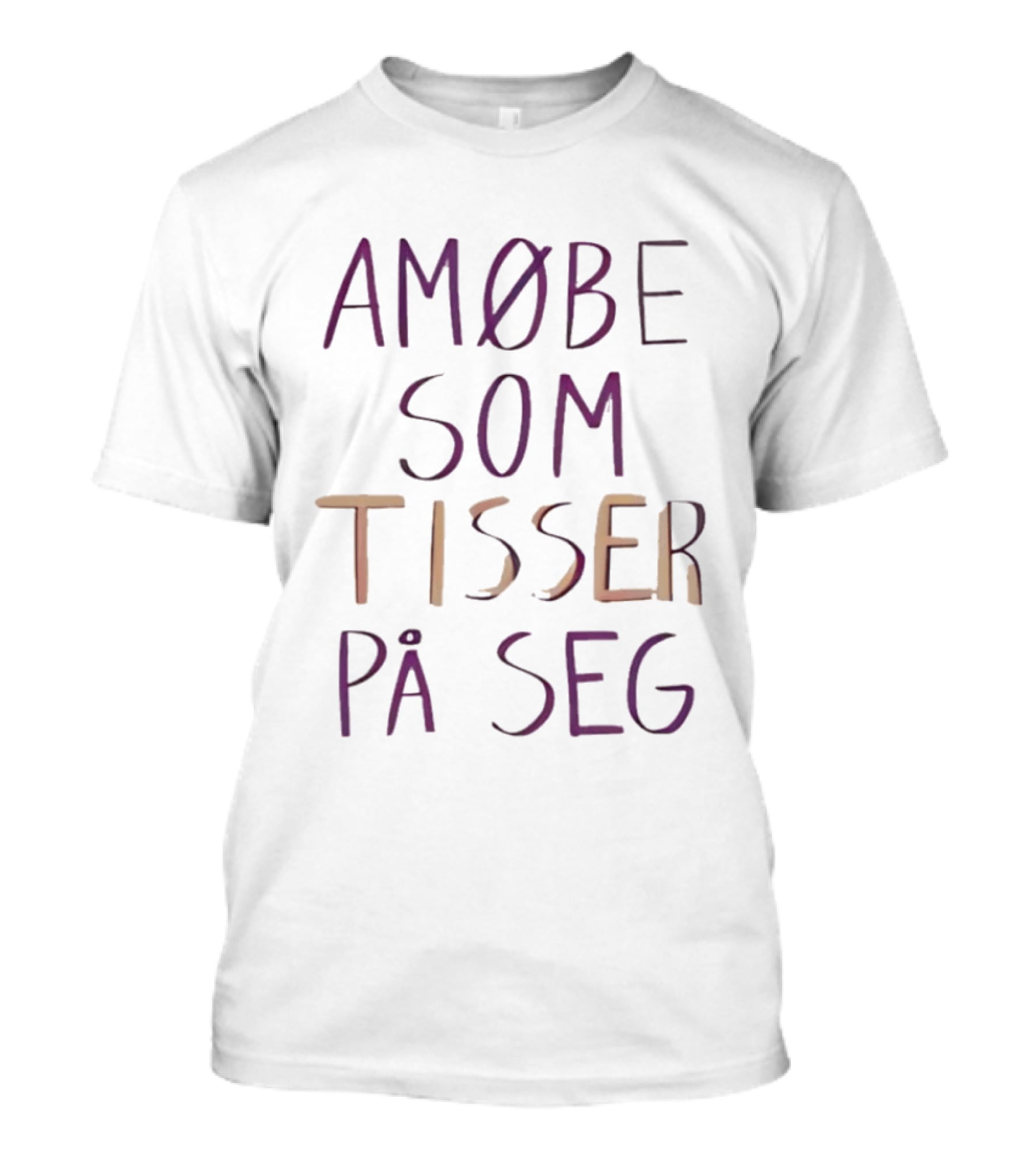 Amøbe Som Tisser På Seg Norsk Norwegian T-Shirt