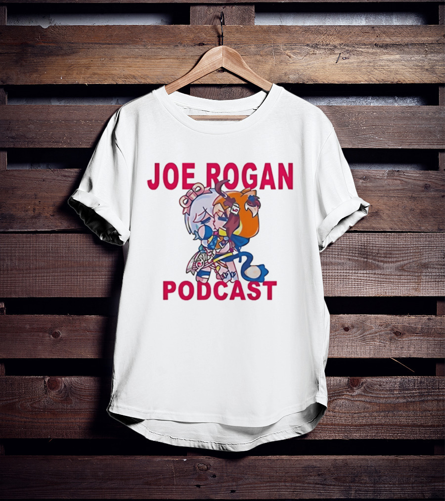 Joe Rogan Podcast Chibi Anime Manga T-Shirt