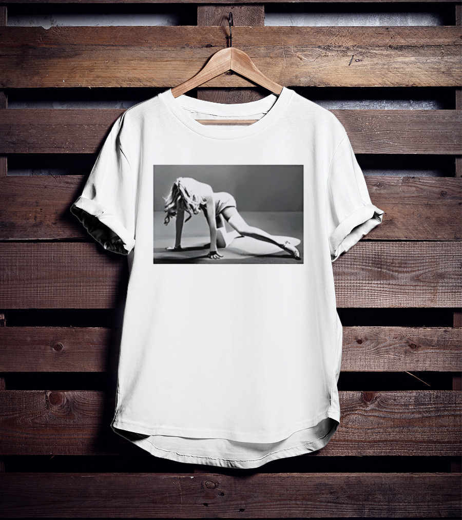 Marilyn Monroe Iconic Glamour Black And White Pose T-Shirt