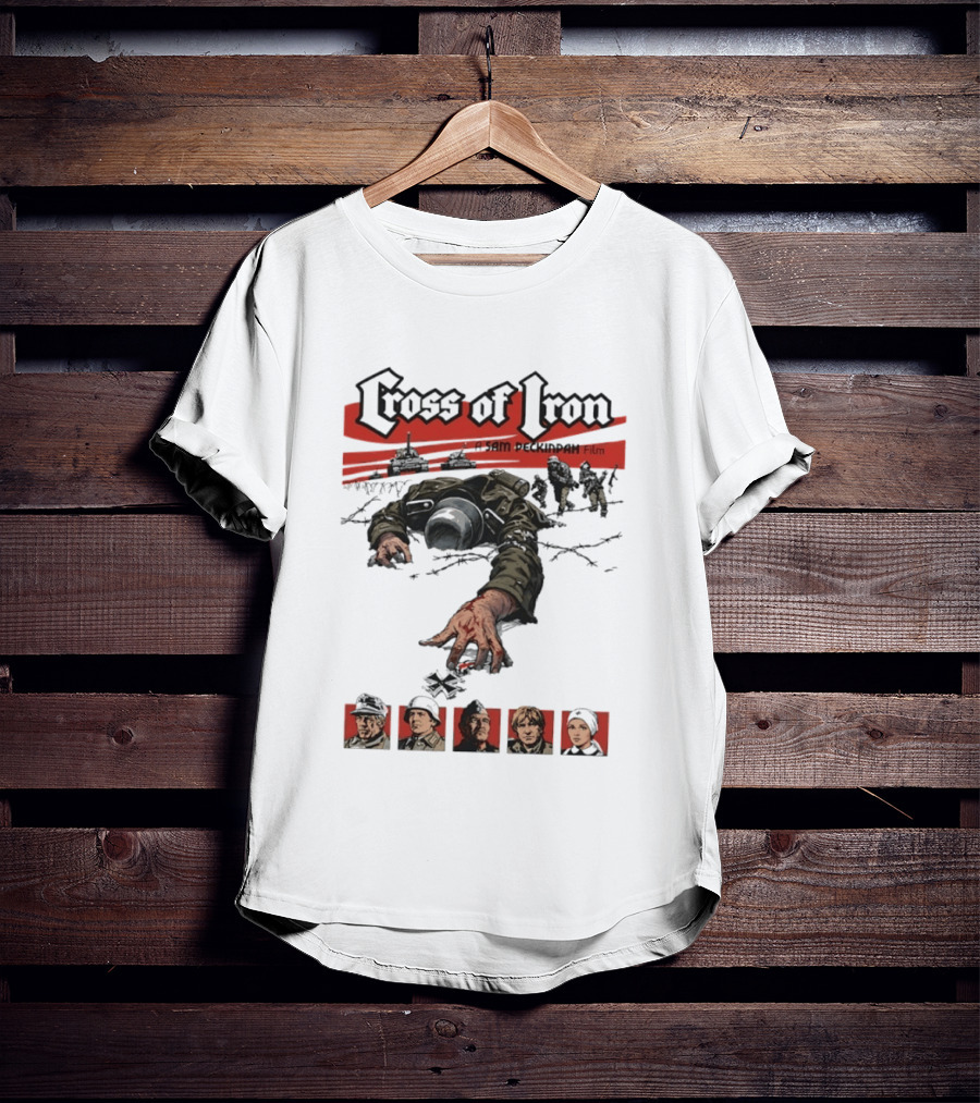Cross Of Iron Sam Peckinpah Film War Movie Artillery Soldiers Portraits T-Shirt