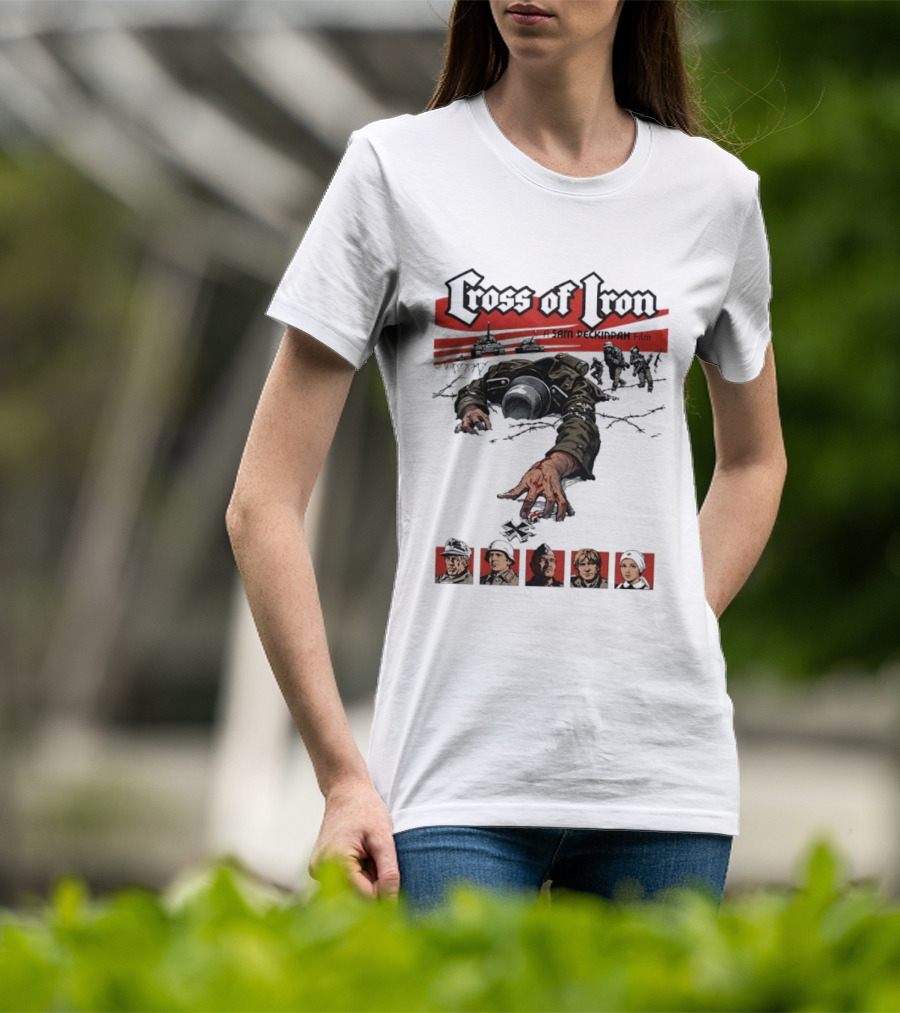 Cross Of Iron Sam Peckinpah Film War Movie Artillery Soldiers Portraits T-Shirt