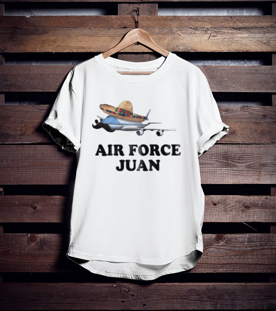 Phantoms Coby San Juan Airplane Sombrero Mustache Air Force Juan T-Shirt
