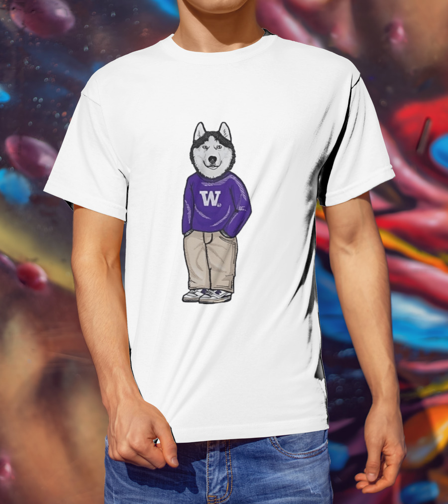 University Of Washington Husky Streetwear Boy UW W T-Shirt