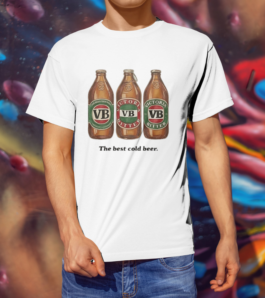 Victoria Bitter VB The Best Cold Beer Bottles T-Shirt