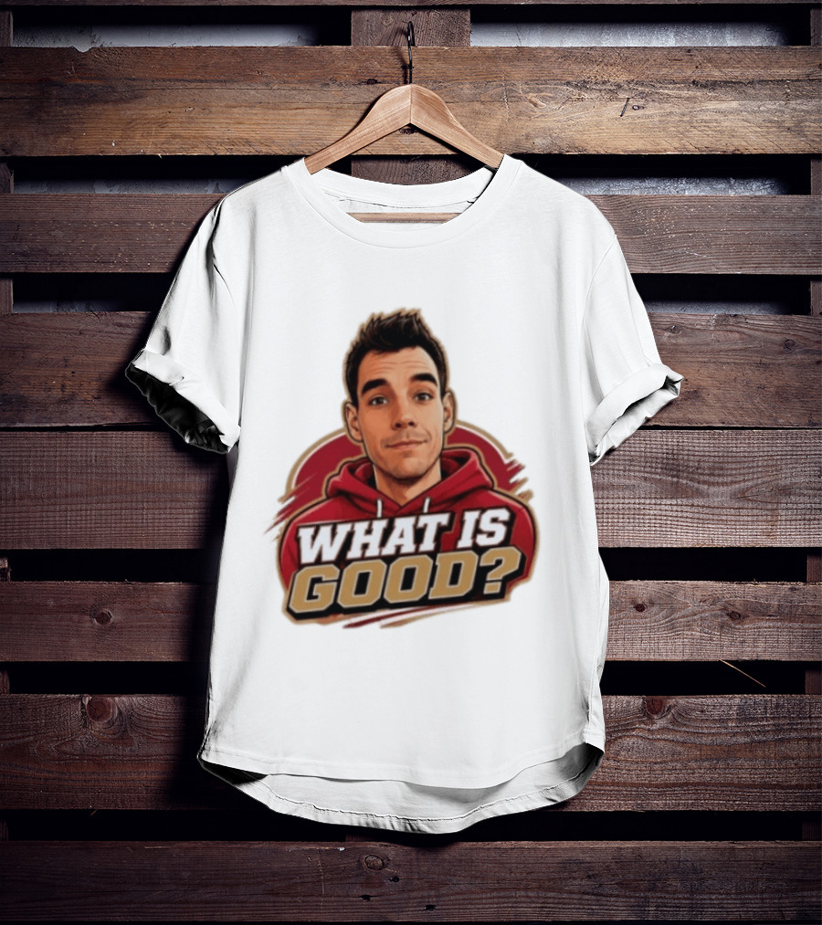 What Is Good The Gold Standard Podcast Network Cartoon T-Shirt