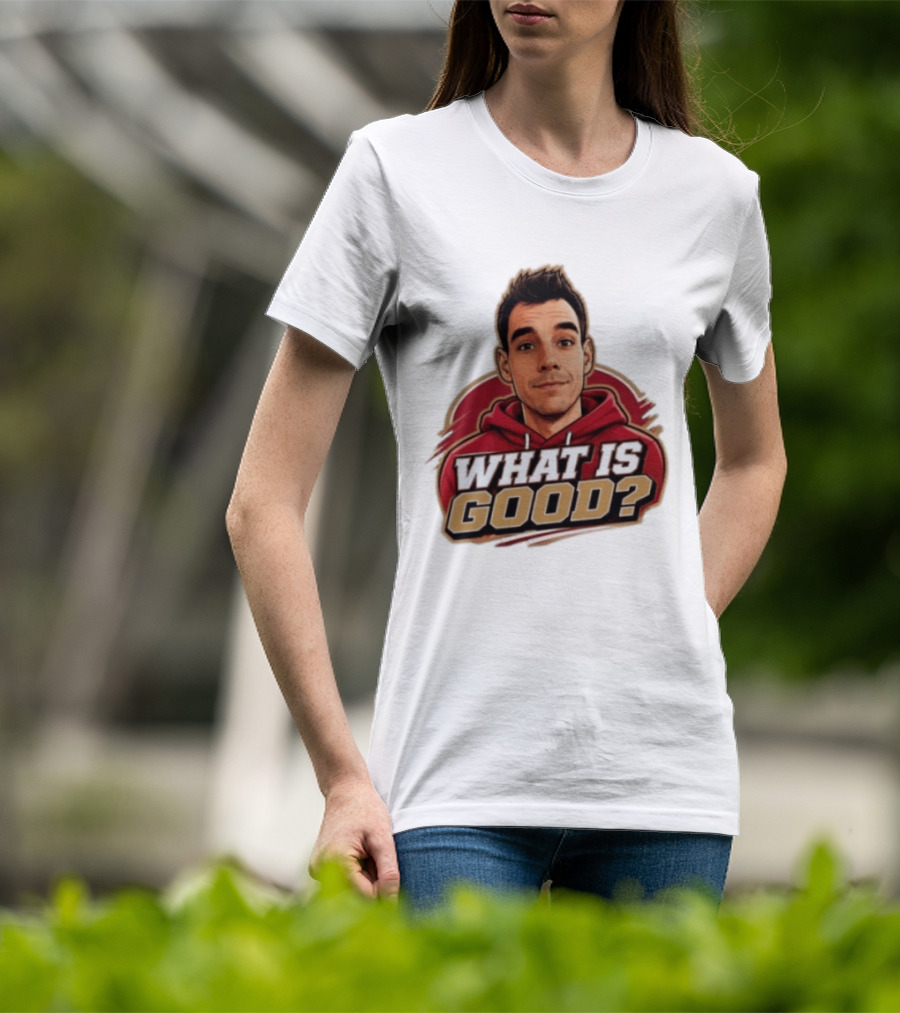 What Is Good The Gold Standard Podcast Network Cartoon T-Shirt