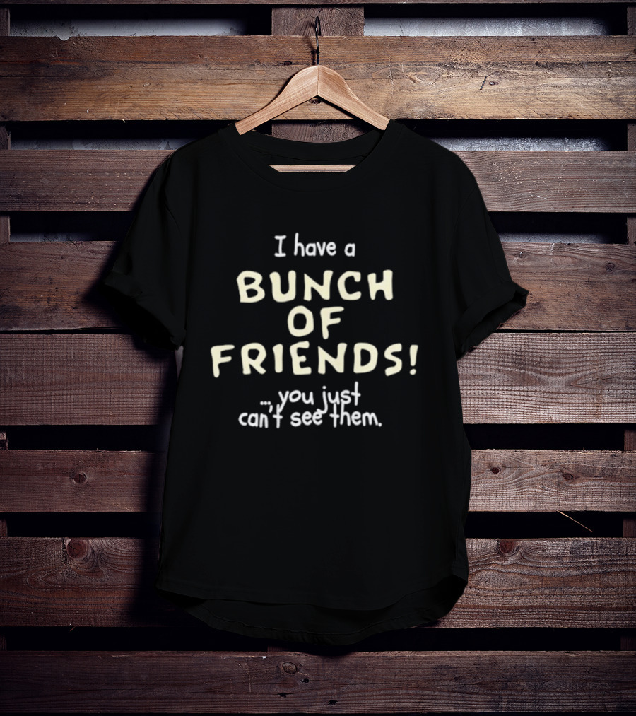 I Have A Bunch Of Friends You Just Can't See Them T-Shirt