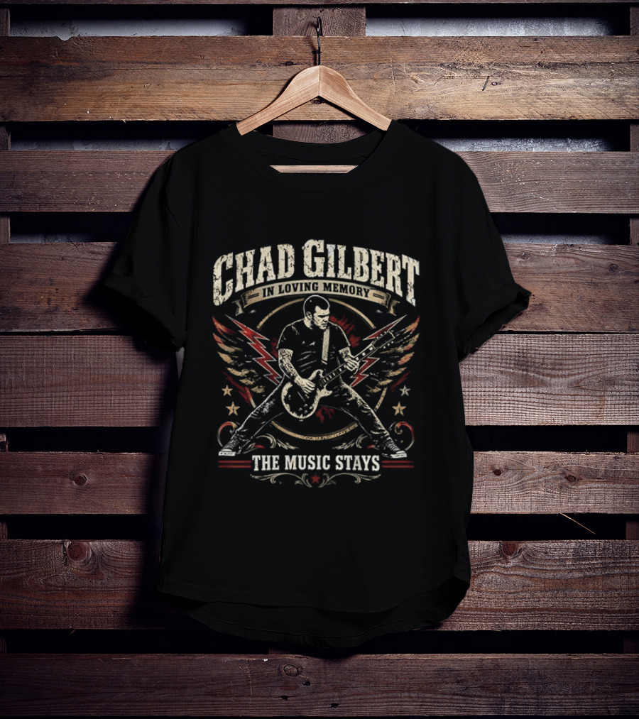 Chad Gilbert In Loving Memory New Found Glory The Music Stays T-Shirt
