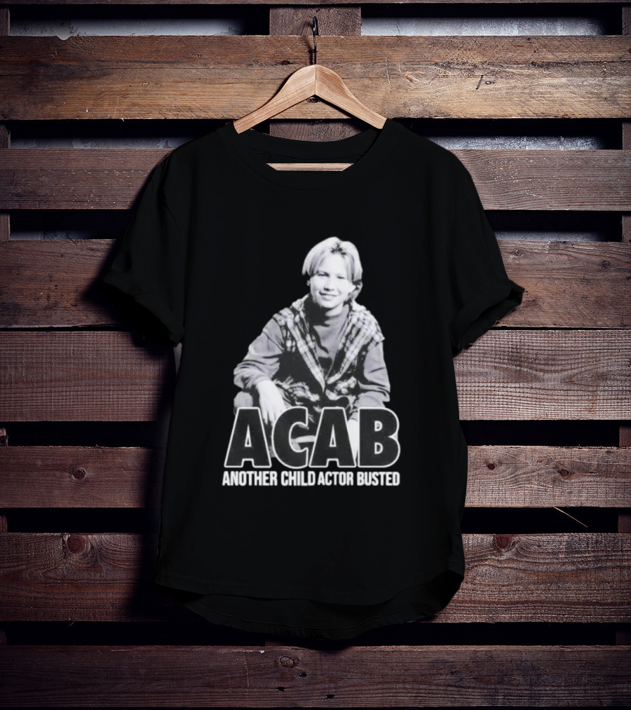 Jonathan Taylor Thomas ACAB Another Child Actor Busted T-Shirt