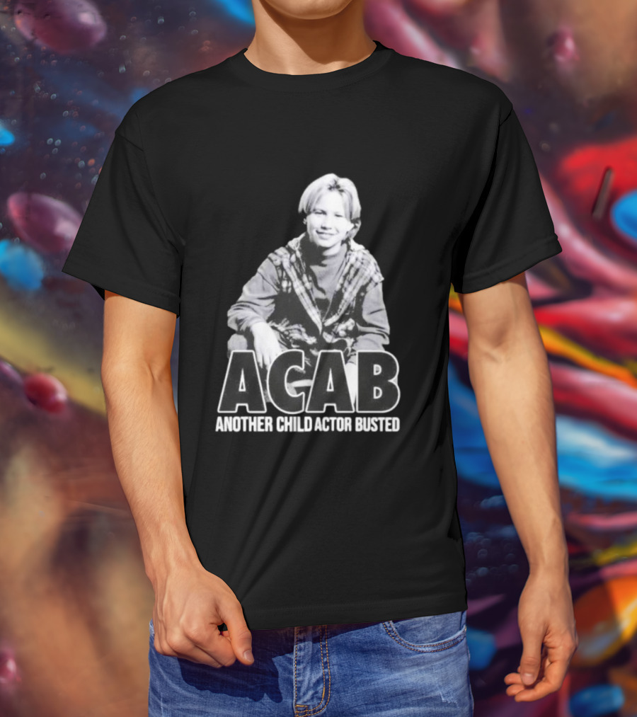 Jonathan Taylor Thomas ACAB Another Child Actor Busted T-Shirt