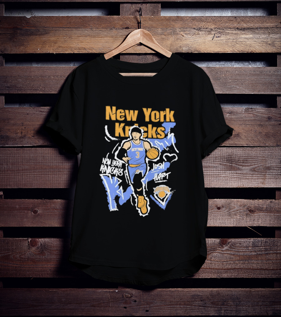 New York Knicks Josh Hart 3 NBA Basketball Player T-Shirt