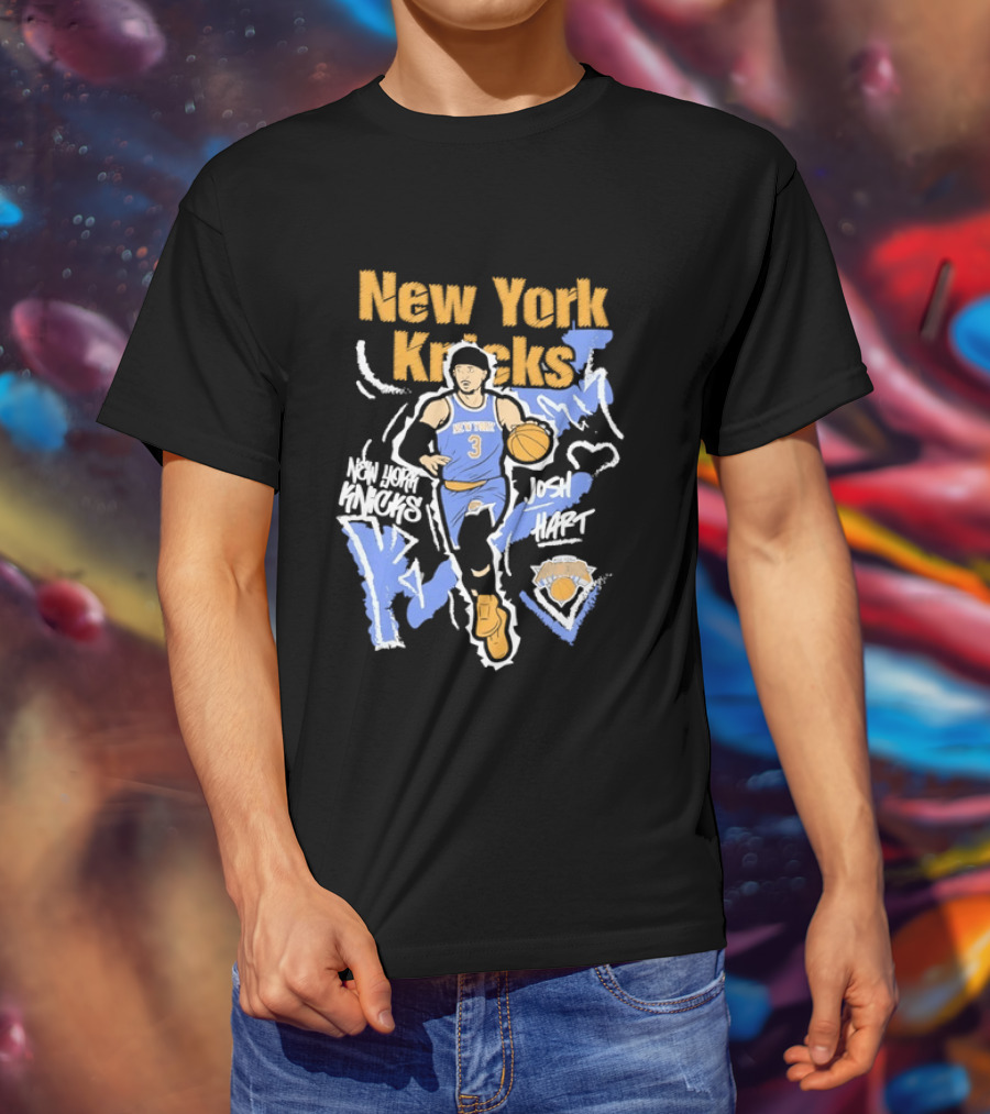 New York Knicks Josh Hart 3 NBA Basketball Player T-Shirt