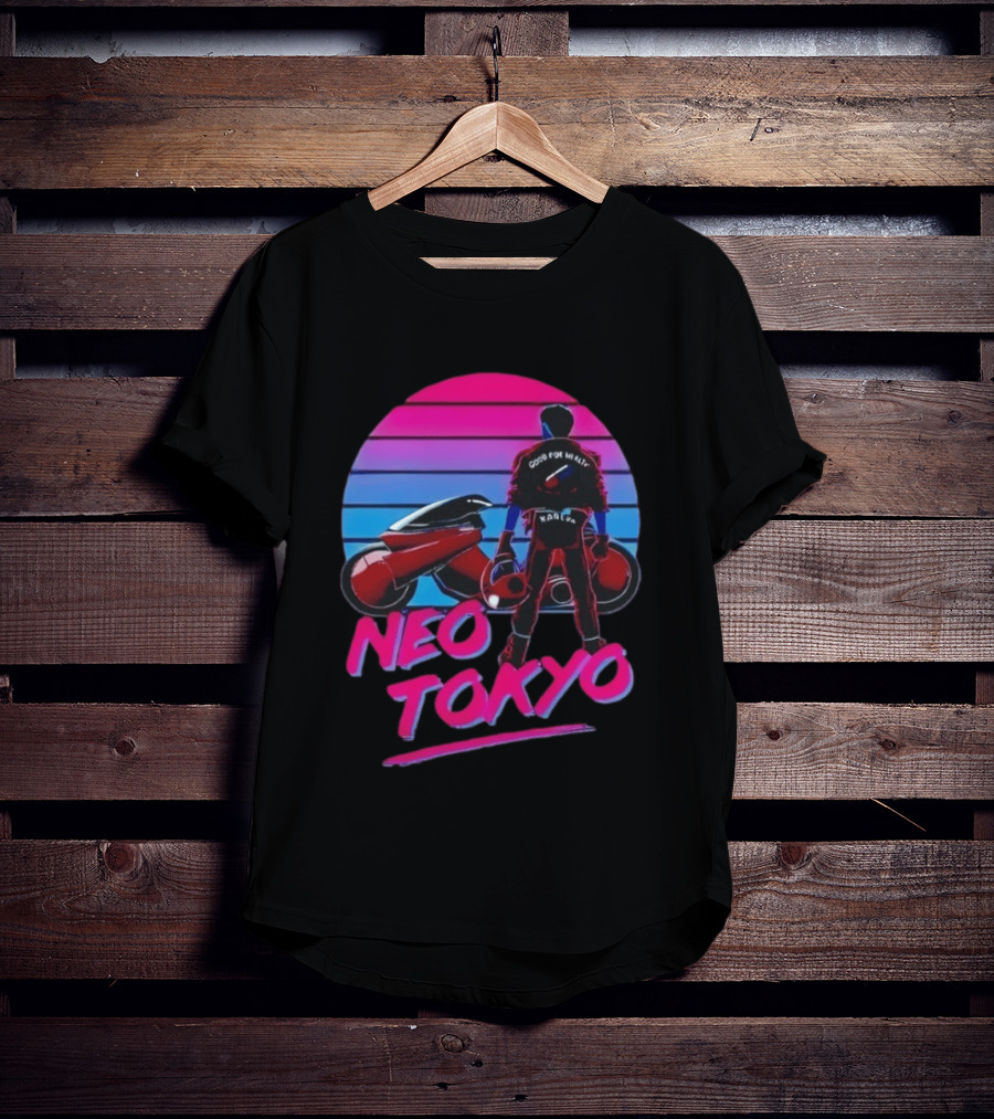 Kaneda Neo Tokyo Good For Health Bad For Education T-Shirt