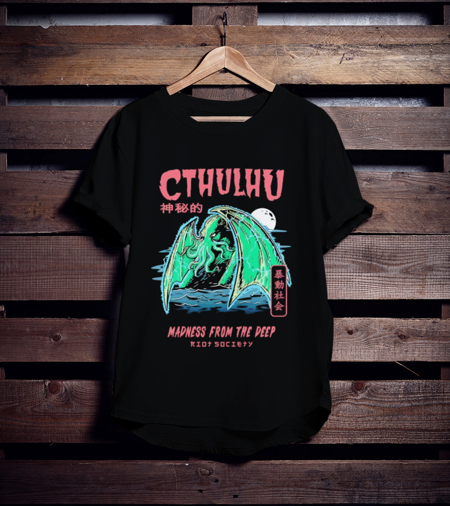 Cthulhu Madness From The Deep Riot Society T-Shirt