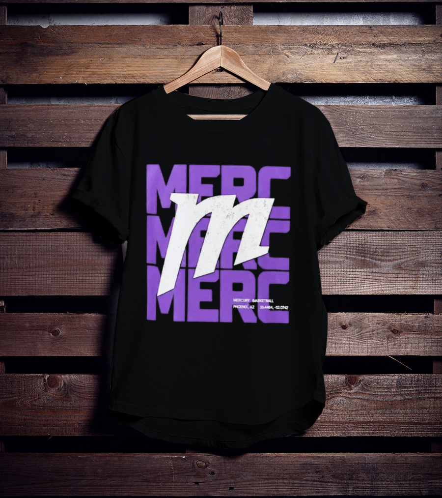 Phoenix Mercury X Factor MERC Basketball Team WNBA Arizona T-Shirt