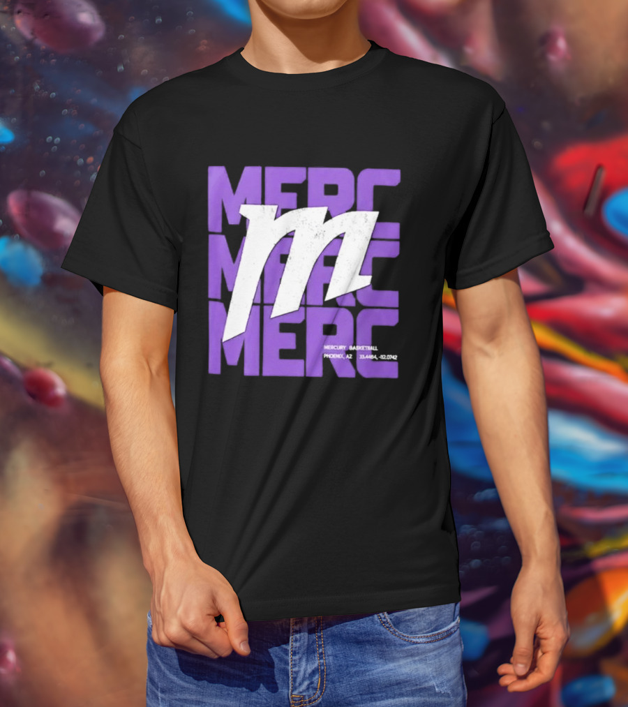 Phoenix Mercury X Factor MERC Basketball Team WNBA Arizona T-Shirt