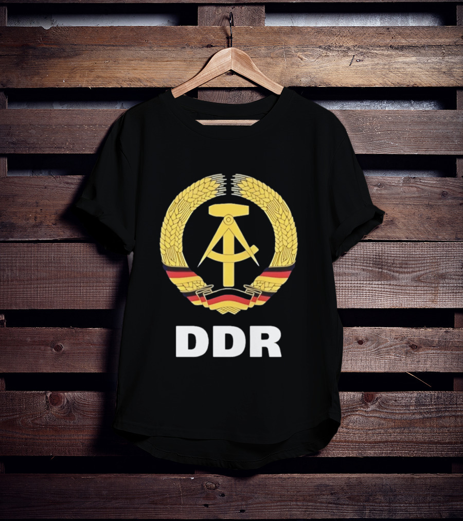 DDR German Democratic Republic Emblem East Germany T-Shirt