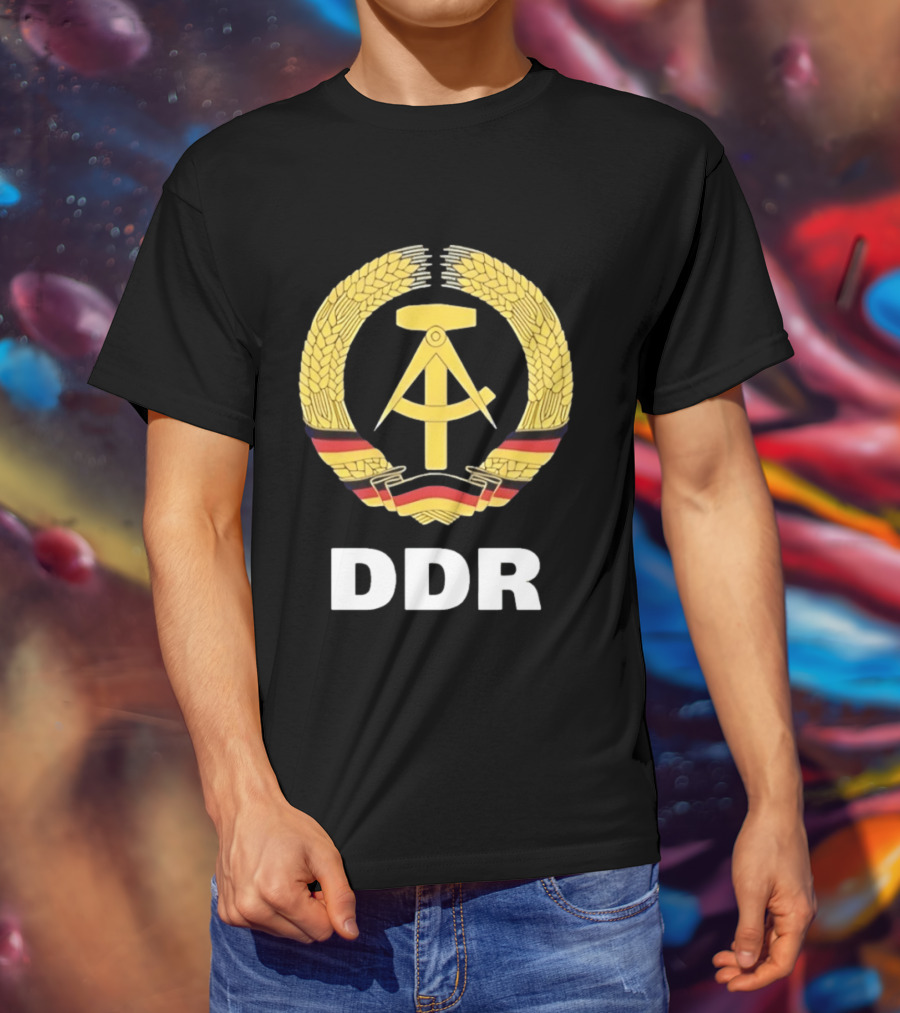 DDR German Democratic Republic Emblem East Germany T-Shirt