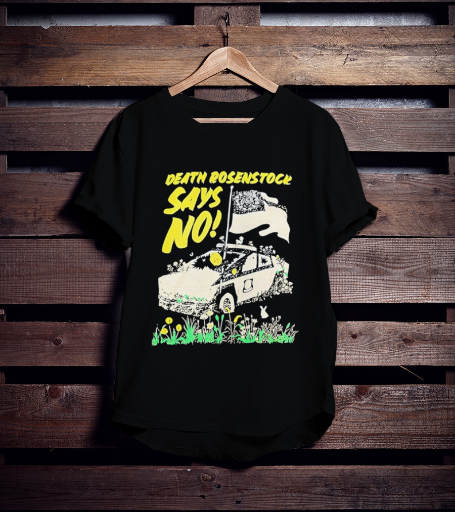 Death Rosenstock Says No Car Flowers Indie Rock Alternative Music T-Shirt