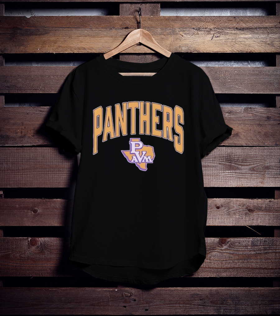 Prairie View A&M Panthers PVAMU PVM Texas Map T-Shirt