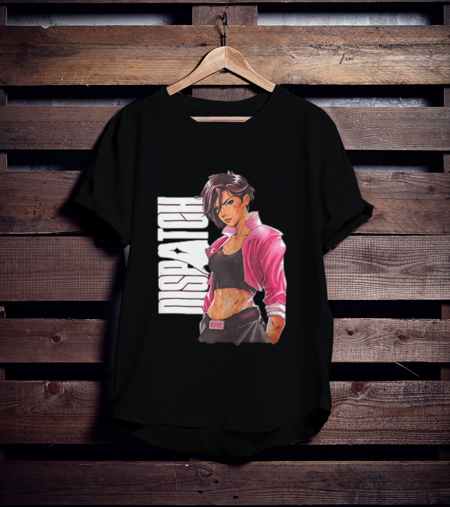 Dispatch Anime Girl Urban Style Two Sided T-Shirt