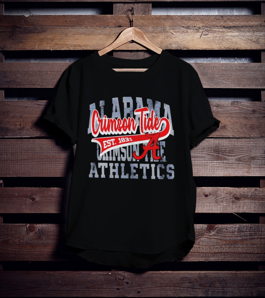 Alabama Crimson Tide Athletics Est 1831 Distressed T-Shirt