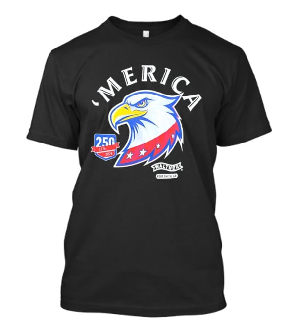 Merica 250th Anniversary 1776 2026 Walther Fort Smith AR Eagle T-Shirt