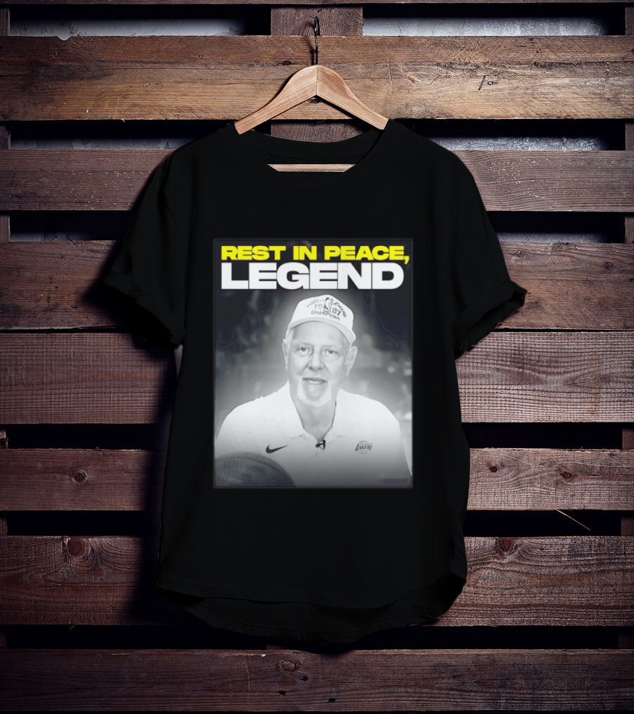 Rest In Peace Legend 1959 Champions Voice Of The Los Angeles Lakers T-Shirt