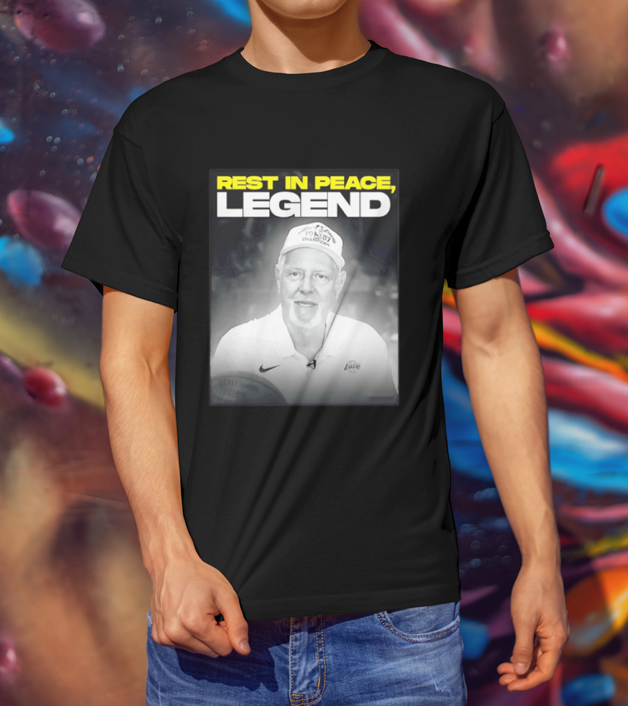 Rest In Peace Legend 1959 Champions Voice Of The Los Angeles Lakers T-Shirt