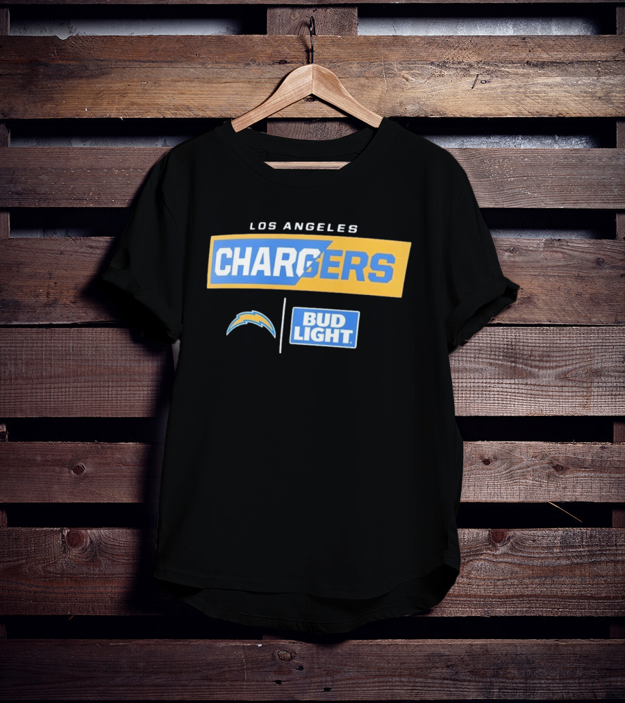 Los Angeles Chargers Bud Light Collaborative Merchandise T-Shirt