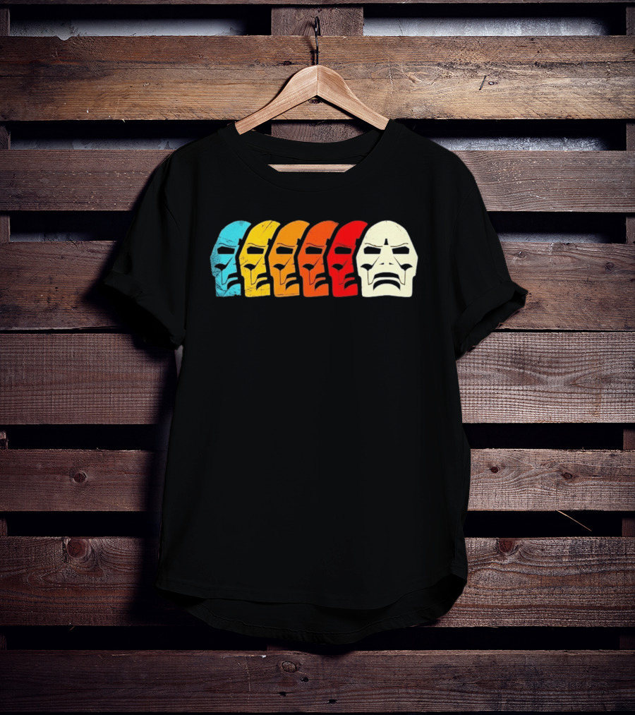 MF Doom Mask Multicolor Hip Hop Rap T-Shirt