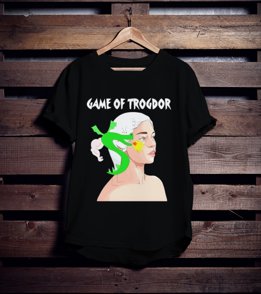 Game Of Trogdor Dragon And Woman T-Shirt