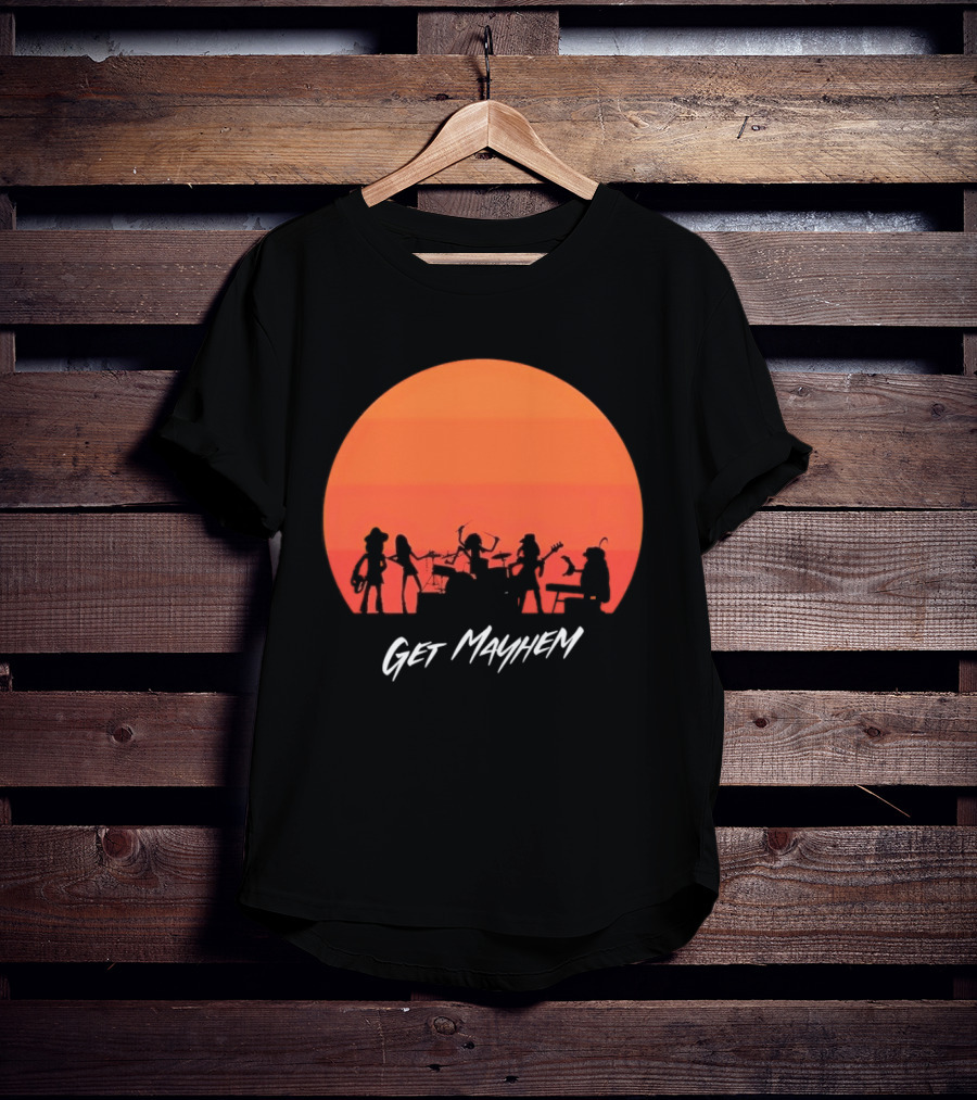 Get Mayhem Band Sunset Concert T-Shirt