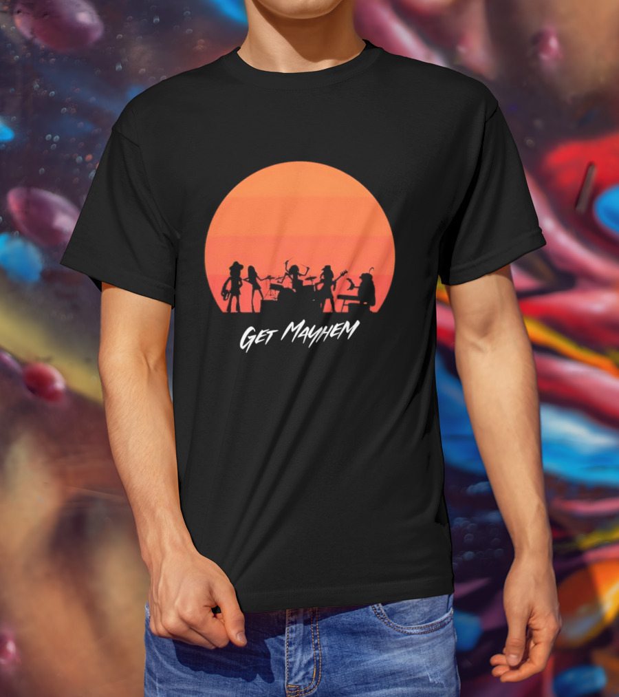 Get Mayhem Band Sunset Concert T-Shirt