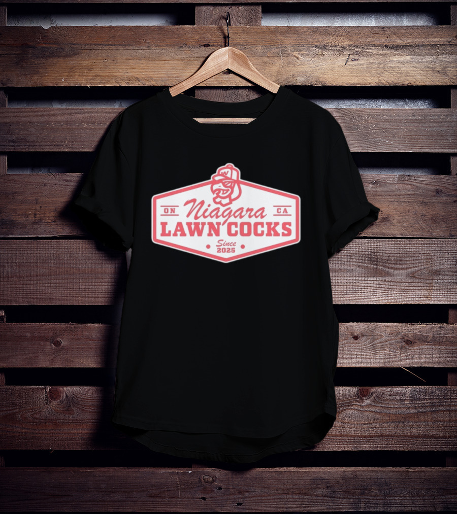 ON Niagara Lawn Cocks CA Since 2025 Rooster T-Shirt