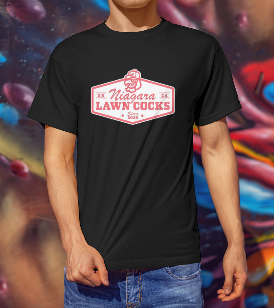 ON Niagara Lawn Cocks CA Since 2025 Rooster T-Shirt