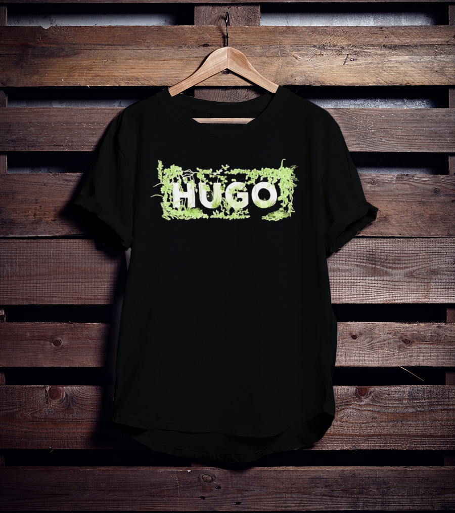 Hugo Botanical Floral Nature Greenery Leafy Vines T-Shirt